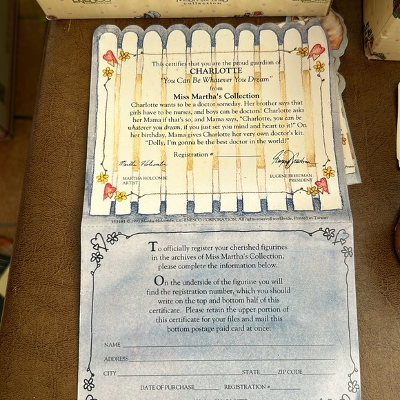 NWT ENESCO Miss Martha’s Collection Charlotte “You Can Be Whatever You Dream” - Picture 7 of 9